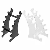 Supvox Make Up Pinselhalter aus Kunststoff mit 6 Fächern für Schreibtisch und Arbeitsplatz 2 Stück Horizontaler Bürstenhalter zur Vielseitigen Aufbewahrung und Trocknung