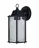 LEDVANCE LED Wand- und Deckenleuchte, Leuchte für Außenanwendungen, Sockel E27, Endura Classic Lantern SQ, Schwarz