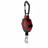 OFFSCH Rollenschlüsselanhänger Ausziehbar Mit Robusten Kunststoff Und Metallschnallen Vielseitig Für Camping-rucksäcke Und Gürtel Sicher Und Langlebig