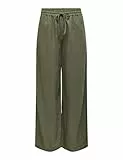 JdY Damen JDYSAY Linen HW Wide Pant WVN NOOS Leinenhose, Kalamata, M / 32L