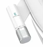 Ultra Slim Bidet Befestigung, Posterior&Feminine Wasch-(einziehbare Doppeldüsen), Nicht-elektrische Bidet Befestigung für Toilettensitz, Einstellbarer Frischwasserdruck, Edelstahl Einlass (Grau)