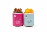 Jelly Pills Pack Erweiterte Hautpflege – Hydrolysiertes Kollagen + Hyaluronsäure und DERMA Probiotika – 60 + 70 Vegane Gummies – Ohne Zucker – Geschmack Erdbeere und Banane