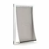 PetSafe Aluminium Haustiertür - Langlebiges Design, Einfache Montage, Wetterbeständige Dichtung, Für Mehrere Haustiere - Groß.