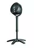 Vornado 683 Standventilator - Standlüfter Höhenverstellbar 42W mit 3 Stufen - Flüsterleise - Schwarz - 23m Reichweite