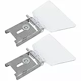 2 Stück Schleifbock Augenschutz 304 Edelstahl Gehäuse Werkzeugschild Befestigung Zubehör für Schleifbock Typ 125/150/200/250
