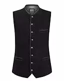 Stockerpoint Herren Trachtenweste Lorenzo I Größen 46-64 I Traditionelle & hochwertige Weste mit verstellbarem Riegel I Perfekt für Trachten & Festlichkeiten