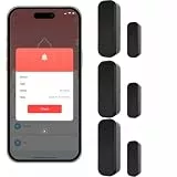 Acmerota 3er-Set Smart Tür- und Fenstersensor WiFi Türsensor Alarm Smart Türsensor Kontaktsensor für Türen und Fenster drahtloser Türöffnungssensor, mit Alexa und Google Home