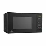 LG MH6042D Mikrowelle mit Grill und Digitalanzeige, 20 l, 700 W, 5 Leistungsstufen, I-Wave-Funktion, schnelleres Kochen, geschmacksneutral, einfache Reinigung, Schwarz