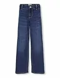 Kids ONLY Mädchen Kogsylvie Clean Wde Leg DNM Bj13964 Noos Jeanshose, Dark Blue Denim, 152 EU