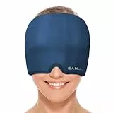 IEA Medical Migräne Maske, Kühlmaske Migräne, Schlafmaske kühlend, Migräne Mütze, Kopfschmerzen Mask, Migraine Relief Cap, Kopfschmerzen Maske, 360° Gelmaske Migräne, kühlende Kopfmaske