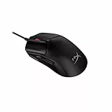 HyperX Pulsefire Haste 2, Kabelgebundene Gaming-Maus, 53 g, 26K Sensor, 26.000 DPI, 8000 Hz Abfragerate, 6 Programmierbare Tasten, RGB-Beleuchtung, PC/Xbox/PS-kompatibel, Schwarz