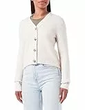 JJXX Jack&Jones Damen JXREGINA Diverse Cardigan Knit SN Strickjacke, Moonbeam/Detail:/Limeade Neck Piping, XS