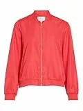 Vila Damen leichte Übergangsjacke Blouson Bomberjacke VIPapaya 14100221 Hibiscus 36