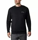 Columbia Herren Hart Mountain Ii Crew Wander-Shirt, Schwarz, L