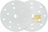 INDASA Rhynogrip White Line Scheiben D150 15 Loch - Excenter Schleifscheiben 150mm - Klett Scheibe - Profi Schleifpapier