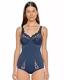 SUSA Damen Body ohne Bügel - Latina 6538 - Bequeme Shapewear Mieder für Frauen - Figurschmeichelndes Design - Ideal für Alltag & besondere Anlässe - Marine, 95D