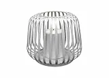Candela Lights LED Solar Laterne für Aussen & Innen Metall | Dämmerungsautomatik | Timer | LED Kerze wetterfest & Akku | Outdoor Gartenlaterne (White, 17x20cm)