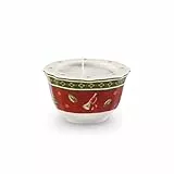 Villeroy & Boch – Toy's Delight Teelichthalter rot, Kerzenhalter Weihnachten, Weihnachtsteelichthalter, Weihnachtsdeko Toys, Wichtelgeschenk Weihnachtlich, Premium Porzellan