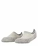 FALKE Damen Hausschuh-Socken Cosyshoe Invisible W HP Wolle rutschhemmende Noppen 1 Paar, Grau (Light Grey Melange 3204), 41-42
