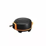Fiskars Waterwheel XL, All-Inclusive-Bewässerungs-Set, 25 m Gesamtreichweite, Autom. Einziehen, Gartenschlauch in Universalgröße (Ø 13 mm), Universal-Hahnverbinder, Schwarz/Orange, X-Series, 1067549