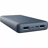 Trust Mobile Primo Powerbank Schnellladefunktion 20000 mAh, Nachhaltig, USB C Externer Akku, Tragbares Ladegerät 3A, Power Bank Handy, Smartphone, iPhone, iPad, Samsung, Xiaomi, Huawei - Blau
