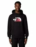 THE NORTH FACE - Herren Biner Graphic Fleece Pullover Hoodie - Komfort, Langarm, mit Kapuze, TNF Black, XL