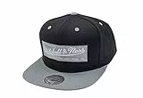 Mitchell & Ness Box 2 Tone Logo - Flat Visor Snapback Basecap, Red-Black