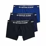 G-Star Herren Boxer Shorts 3 Pack Blue Tone, Mehrfarben (Mazarine Blue/Imperial/Lighting Blue D23773-D516-G162), M