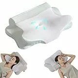 Z-hom Nackenkissen Kopfkissen, Memory Foam Kissen ergonomisches Nackenkissen Kopfkissen, Pillow Kissen für Seiten, Rücken & Bauchschläfer, Ergonomisches Seitenschläferkissen (60 x 39 x 10/12 cm)