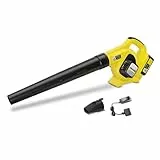 Kärcher Akku-Laubbläser LBL 2 Battery Set (Akku: 18 V / 2,5 Ah, Luftgeschwindigkeit: 210 km/h, Blasrohr, Flachdüse inkl. Kratzkante)