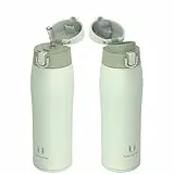 Super Sparrow Trinkflasche Edelstahl 18/8 - Trinkbecher - 750ml - BPA-Frei, Auslaufsicher Thermobecher, Trinkflaschen für Sport, Unterwegs, Schule, Outdoor, Büro, Zuhause