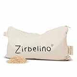 Zirbelino Sauna-Zirbenkissen 28x16cm - aus Baumwolle - mit sehr harzreichen Zirbenspänen - für Badezimmer, Kleiderschrank und Sauna