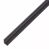 Alberts 488284 Winkelprofil | Aluminium, schwarz eloxiert | 1000 x 10 x 10 mm