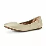 Amazon Essentials Damen Ballerinas Belice Zum Hineinschlüpfen, Gold, 39 EU