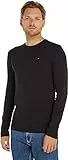 Tommy Jeans Herren Langarmshirt TJM Original Langarm, Schwarz (Tommy Black), L