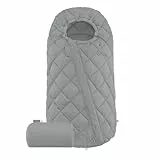 CYBEX Gold Fußsack Snøgga 2, Für Kinderwagen, Für Kinder von 6 Monaten bis 3 Jahren, TOG 4, Warme Füllung, Stone Grey (Grau)
