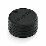 Chipolo ONE Spot - 4er Pack - Schlüsselfinder, Bluetooth Tracker - Funktioniert mit der Apple Wo ist? App (nur für iOS) Beinahe Schwarz