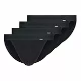 Skiny - Basic - Slip/Unterhose - 4er Pack (L Schwarz)