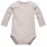 Pinokio Baby - Mädchen Pinokio Bodysuit met Lange mouwen Underwear, Pink Hello Heart, 62 EU