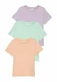 s.Oliver Junior Mädchen 2179558 Triple Pack T-Shirt, 7170, 104-110 EU