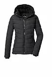 G.I.G.A. DX Damen Steppjacke/Funktionsjacke in Daunenoptik mit abzippbarer Kapuze GW 32 WMN QLTD JCKT, schwarz, 36, 43537-000