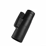 Jotekonoby Kompaktes 10 x 42 Monokular-Teleskop mit Handy-Halterung, aufdrehbare Augenmuschel für Vogelbeobachtung, Jagd, Reisen und Outdoor-Abenteuer