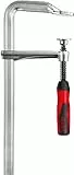 BESSEY Ganzstahl-Schraubzwinge GZ16-2K, Spannweite 160 mm Ausladung 80 mm, Sicherheit durch geradlinige Kraftübertragung am Gleitbügel, Gewicht 0,57 Kg