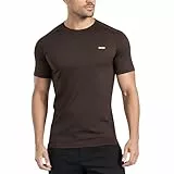 SMILODOX T-Shirt Herren Thilo, Schlichtes Shirt, Metallabel auf der Brust, Hochwertigs Kurzarmshirt, Zeitloser Allrounder mit modernem Detail, Vielseitig kombinierbar für Alltag und Freizeit