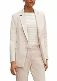 Comma Taillierter Blazer aus Baumwollmix