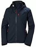 Helly Hansen Women's W Crew Hooded Jacket 2.0, Navy, S