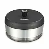 Enders® Mobiler Camping-Backofen VAMO™, für Backen, Garen und Kochen, kompatibel mit Kochern, Grills oder Herdplatten - außer Induktion, Fassungsvermögen ca. 2,3 Liter, integriertes Thermometer #6866