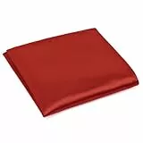 URAQT Einstecktuch Herren, Einstecktuch aus bordeauxrotem Satin, Die 22 x 22 cm großen kleinen Taschentücher sind stabil in der Größe und für Hochzeiten und Festivals geeignet