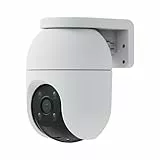 EZVIZ 5MP Pan&Tilt Überwachungskamera Aussen WLAN, 360° Überwachung, Personen-/Fahrzeugerkennung, Zwei-Wege-Audio, Automatischer Verfolgung, Farbnachtsicht, Wetterfest, H.265-Videotechnologie, C8c 3K