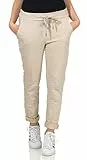 MATY FASHION Damen Hose Stretch Sweatpants Sommer Jogginghose für Freizeit Boyfriend Baggyhose (as3, Numeric, Numeric_42, Numeric_46, Plus, Regular, Beige)